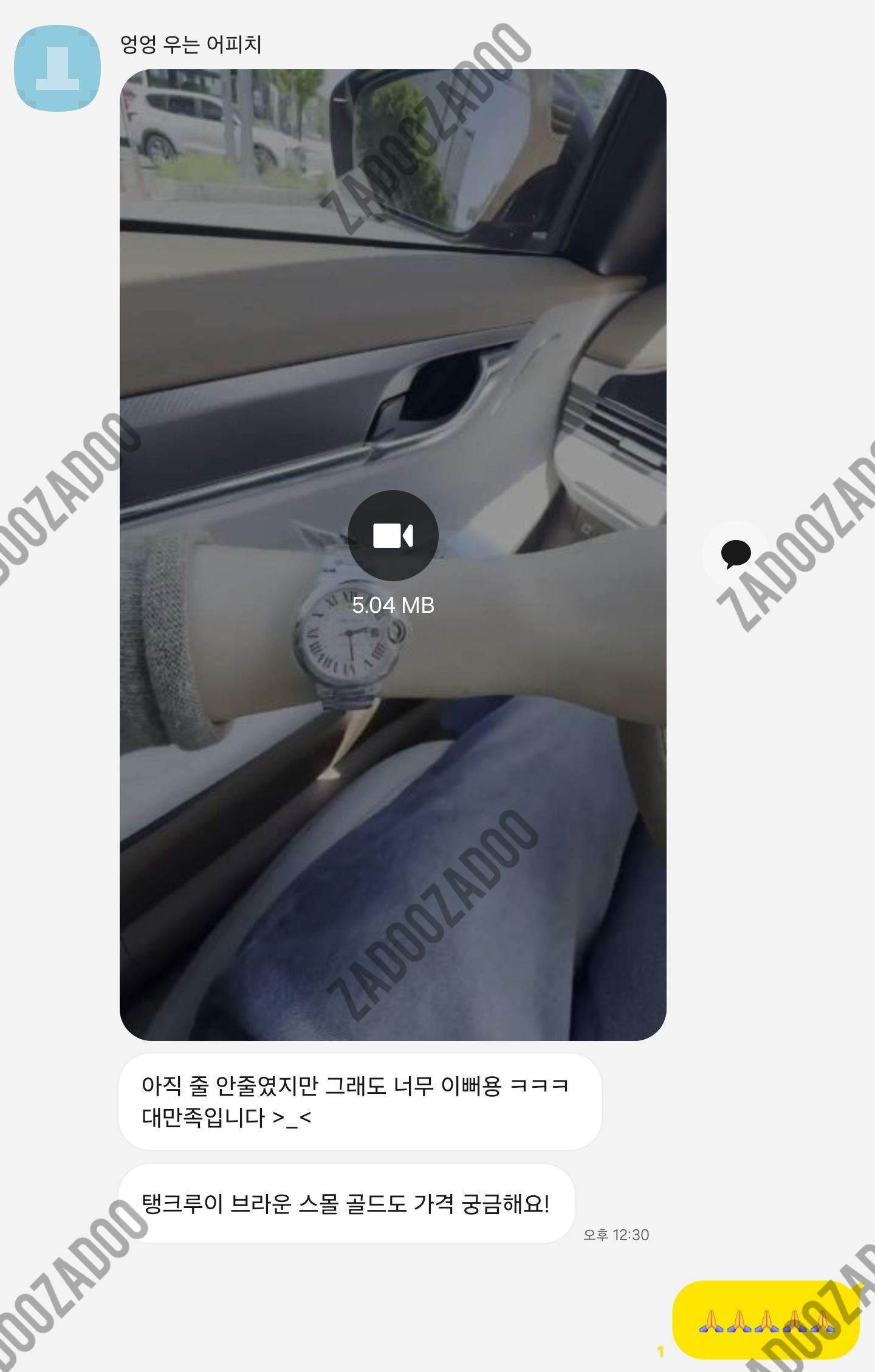 까르띠에 발롱블루