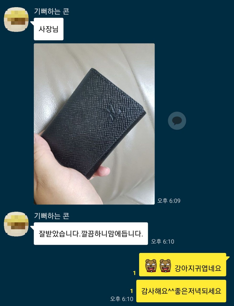 루이비통 카드지갑