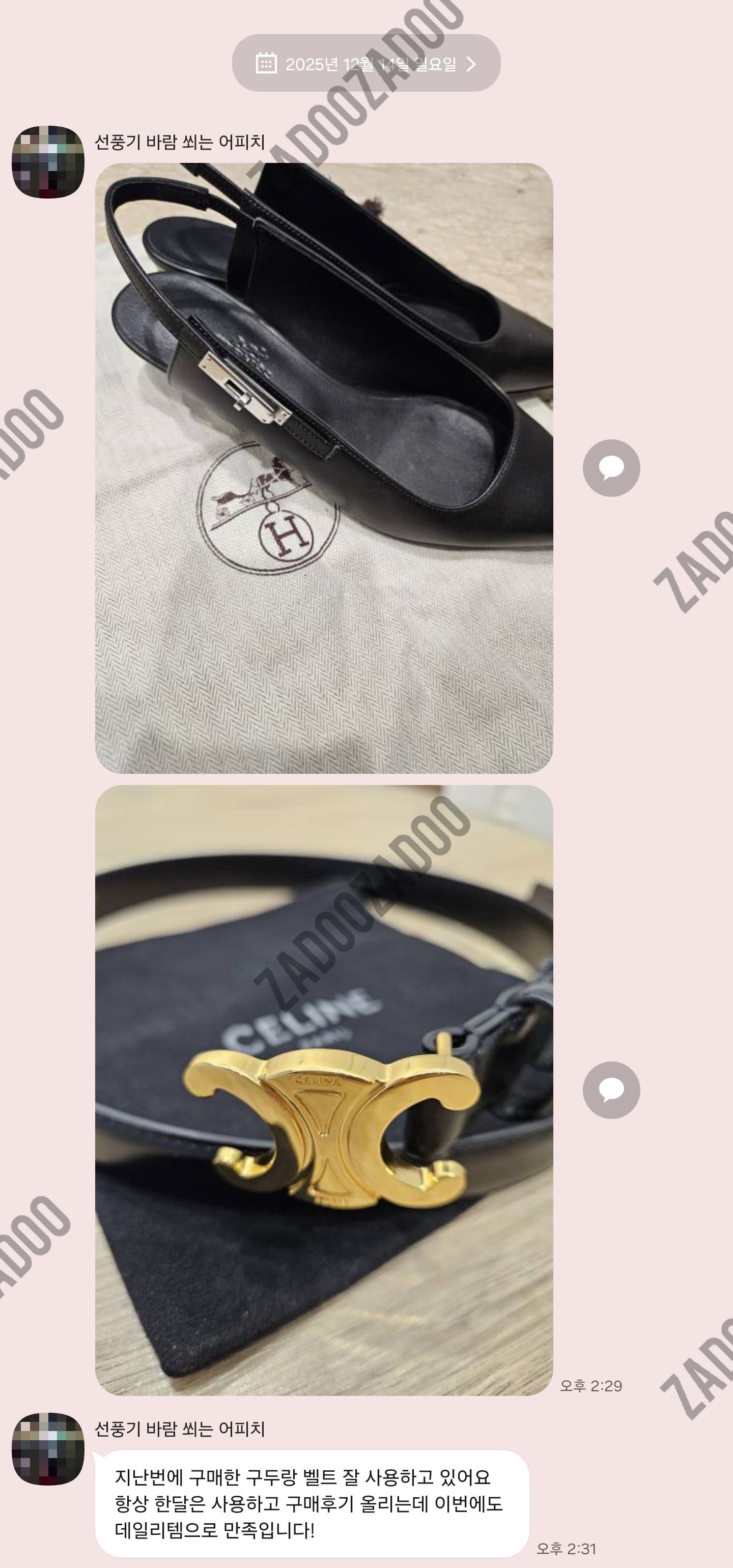 셀린느 벨트, 에르메스 구두 